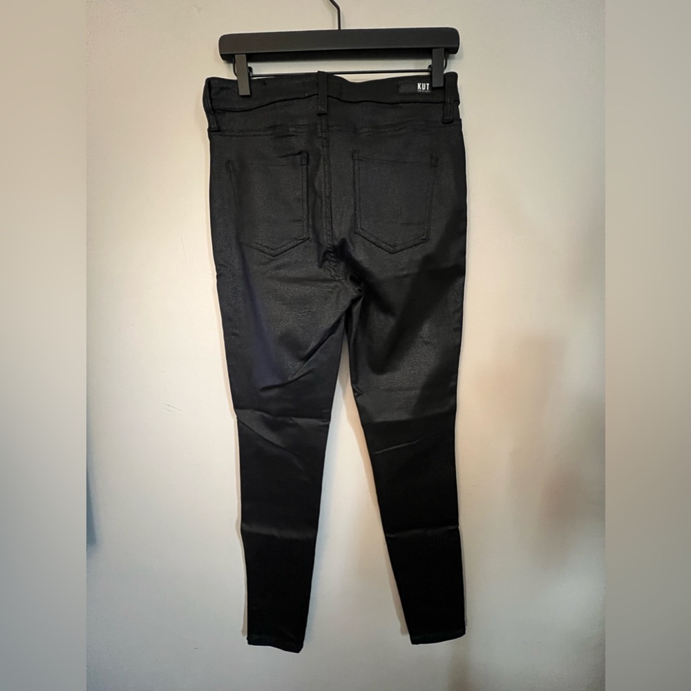 Kut From the Kloth brand women’s faux leather pants m. Style Mia size M black - Picture 4 of 7